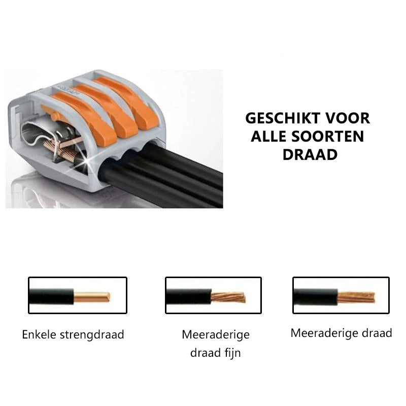 10-Piece Lever Wire Connector Kit