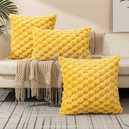 3D Textured Velvet Throw Pillow Cover