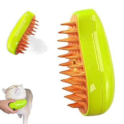 3-in-1 Cat Grooming Brush with Steam Function
