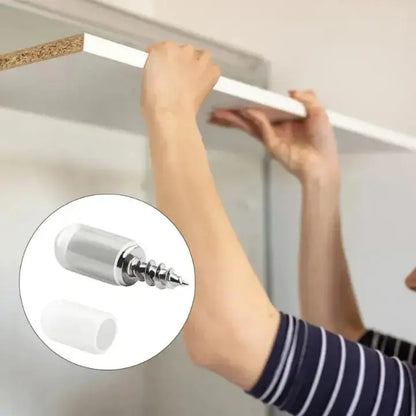 Self-Drilling Shelf Brackets - 40 Pack Support Pins