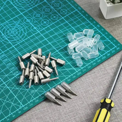 Self-Drilling Shelf Brackets - 40 Pack Support Pins