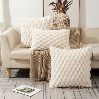 3D Textured Velvet Throw Pillow Cover