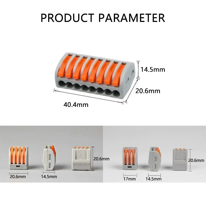 10-Piece Lever Wire Connector Kit