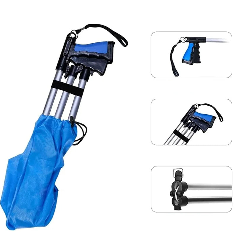 360-Degree Rotating Grabber Tool - Foldable Reacher
