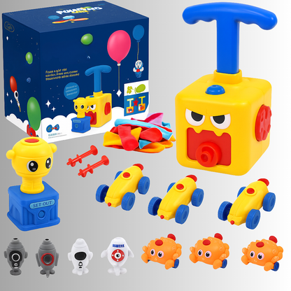 Balloon-Powered STEM Toy - Air Car and Rocket Set