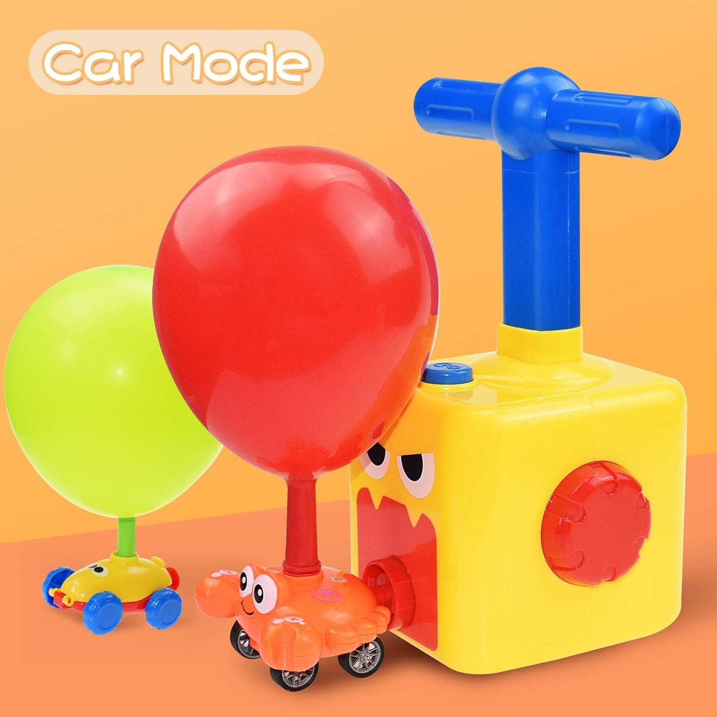 Balloon-Powered STEM Toy - Air Car and Rocket Set