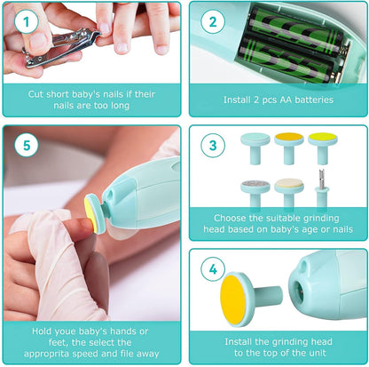 Quiet Electric Nail Trimmer for the Whole Family