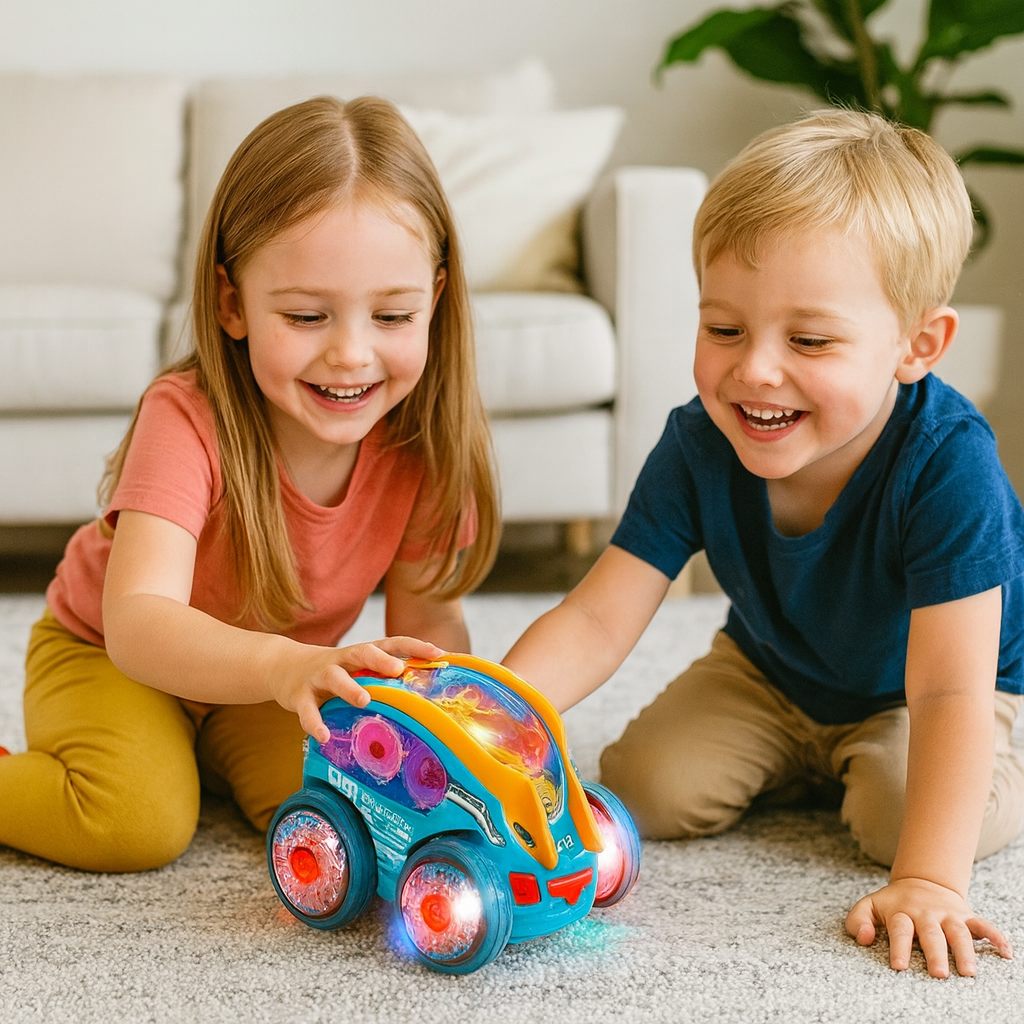 Light-Up Flip Stunt Car for Active Fun