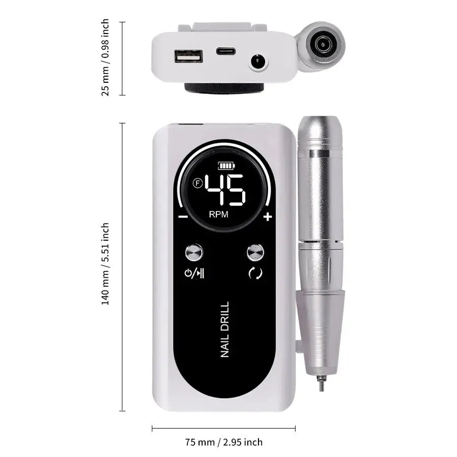 Electric Nail File and Manicure Tool for Home Care