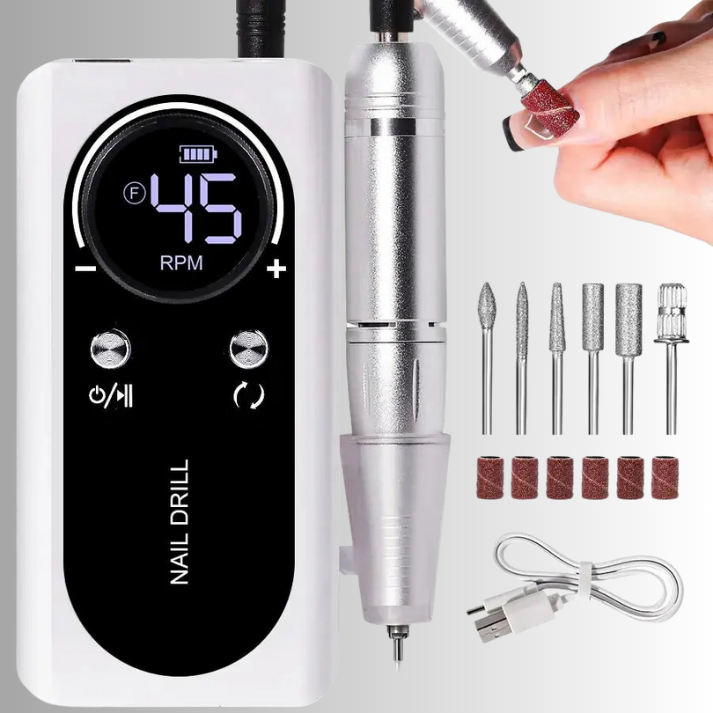 Electric Nail File and Manicure Tool for Home Care