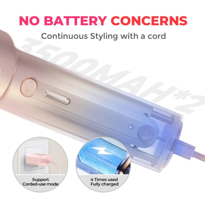 Cordless Automatic Curling Iron for Effortless Curls