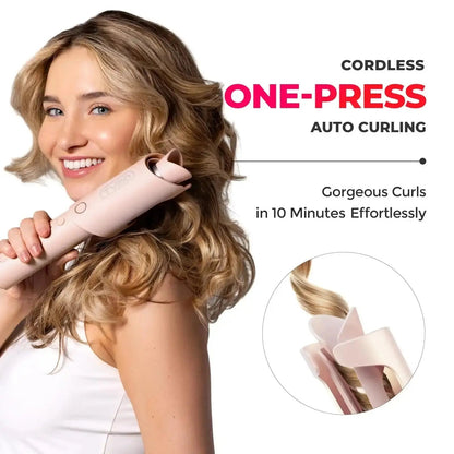 Cordless Automatic Curling Iron for Effortless Curls