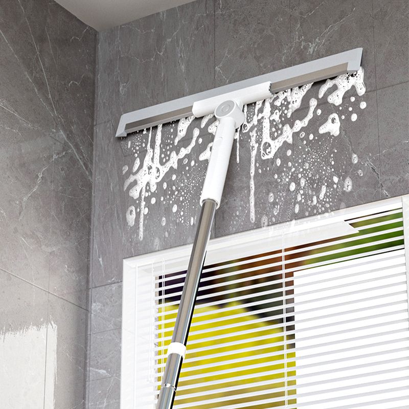 3-in-1 Silicone Floor Squeegee with Telescopic Handle