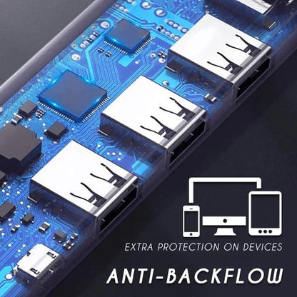 4 or 7-Port USB Hub with Power Switches