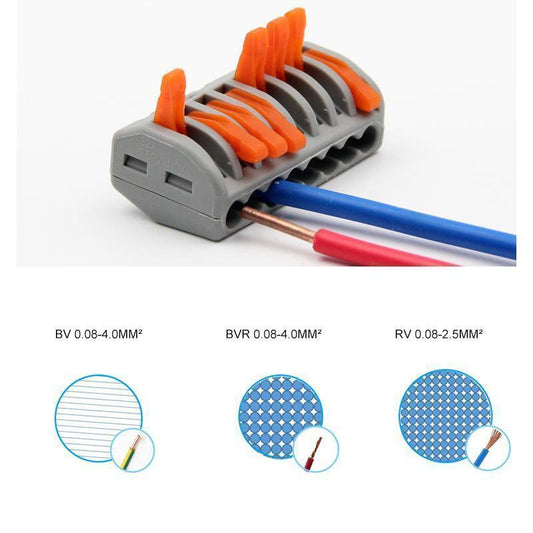 10-Piece Lever Wire Connector Kit