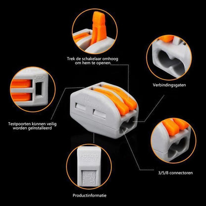 10-Piece Lever Wire Connector Kit