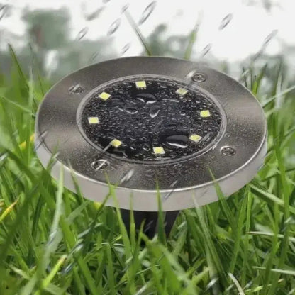 3-Pack Solar Garden Lights - Wireless Outdoor Path Lighting