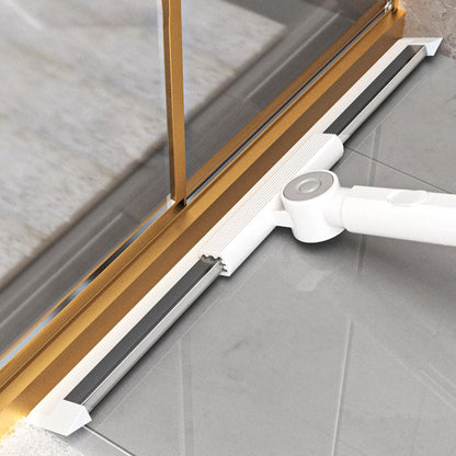 3-in-1 Silicone Floor Squeegee with Telescopic Handle