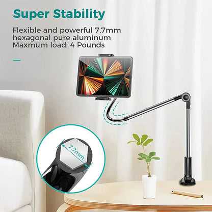 360 Adjustable Gooseneck Phone and Tablet Clamp Holder