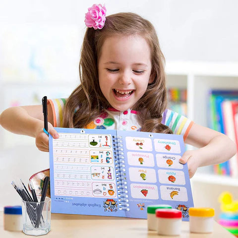 4-in-1 Kids Handwriting Practice Kit - Magic Ink