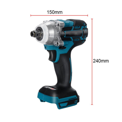 18V Cordless Impact Wrench - 520Nm Torque, 4200 RPM