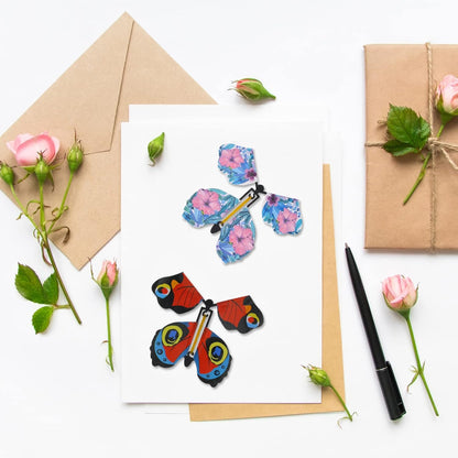 15-Pack Flying Butterflies Surprise for Cards and Gifts