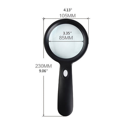 DetailGlow 10X LED Handheld Illuminated Magnifier