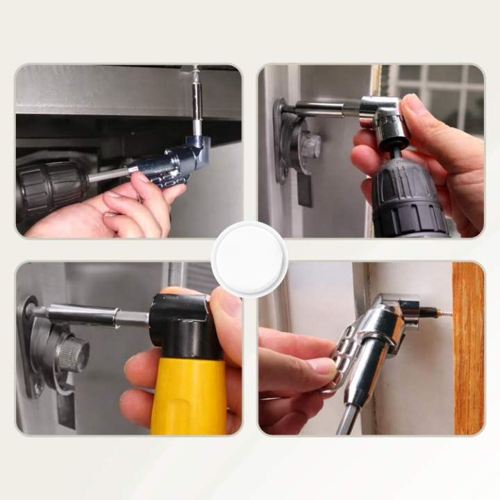 105-Degree Angle Drill Adapter for Tight Spaces