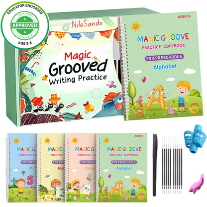 4-in-1 Kids Handwriting Practice Kit - Magic Ink