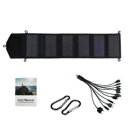 20W Foldable Solar Power Bank Charger