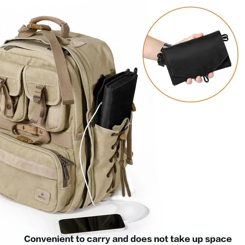 20W Foldable Solar Power Bank Charger