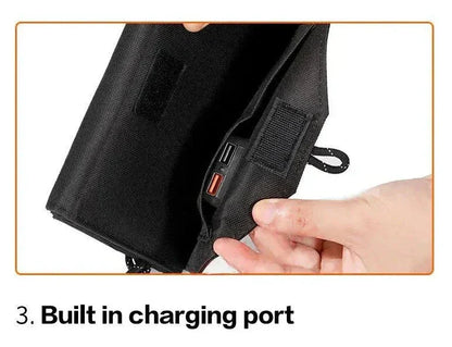 20W Foldable Solar Power Bank Charger