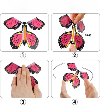 15-Pack Flying Butterflies Surprise for Cards and Gifts