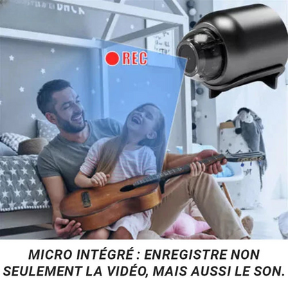 4K HD Mini Security Camera with Wide-Angle Lens