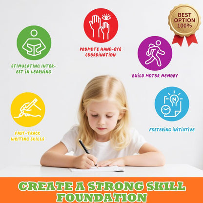 4-in-1 Kids Handwriting Practice Kit - Magic Ink