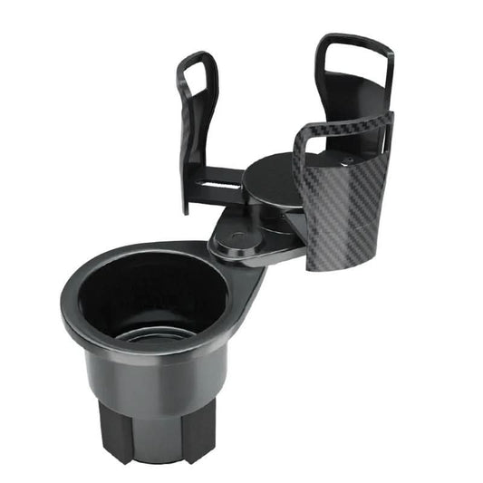 360-Degree Rotating Car Cup Holder for Two Drinks