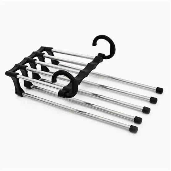 5-in-1 Stainless Steel Clothes Hanger - Space Saver