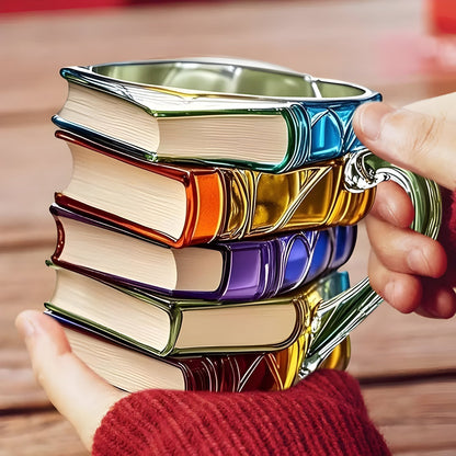 3D Book Design Resin Mug for Coffee & Tea
