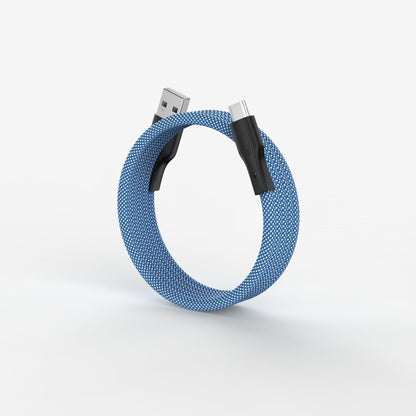 100W Magnetic Spiral Fast Charging Cable