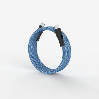 100W Magnetic Spiral Fast Charging Cable
