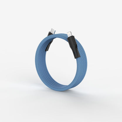 100W Magnetic Spiral Fast Charging Cable