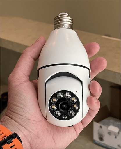 360-Degree Bulb Security Camera - Full HD Night Vision