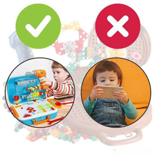 3D Electric Drill Toy Set for Kids