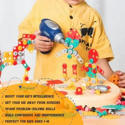 3D Electric Drill Toy Set for Kids