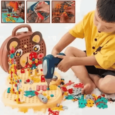 3D Electric Drill Toy Set for Kids