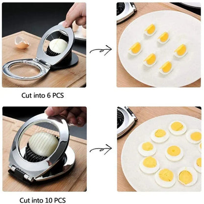 3-in-1 Egg Slicer, Splitter & Wedger