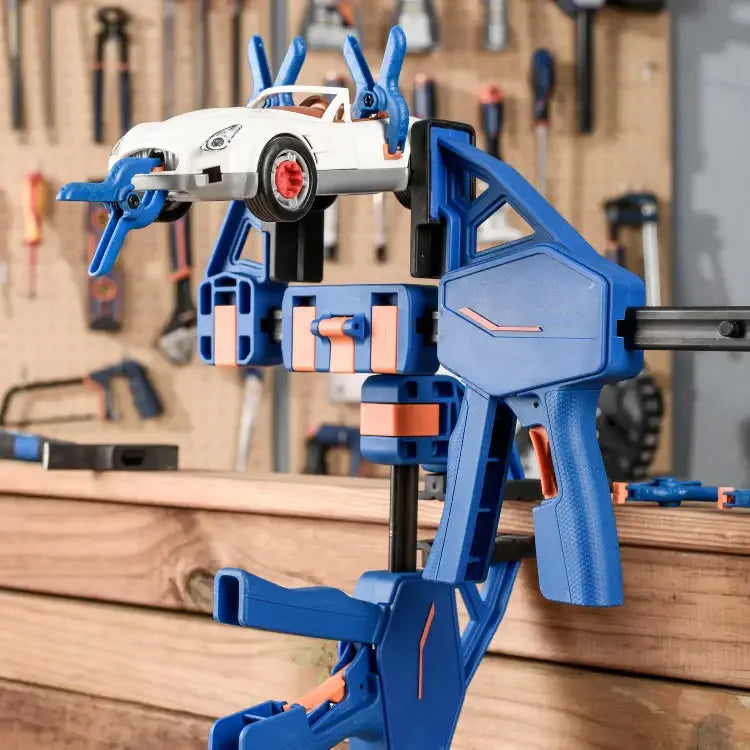 2-Piece One-Hand F-Clamp Set for Secure Clamping