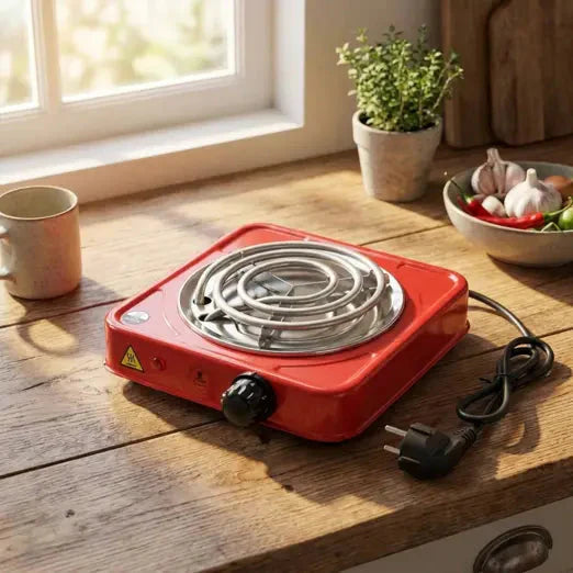 1000W Portable Electric Hot Plate for Kitchen