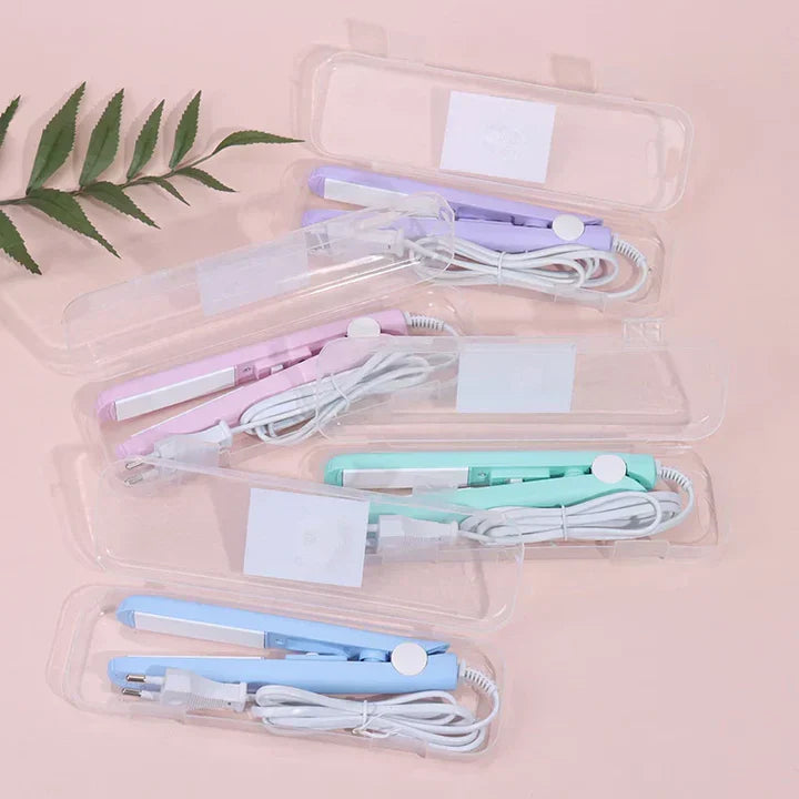2-in-1 Ceramic Hair Straightener & Mini Curler