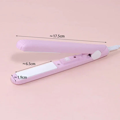 2-in-1 Ceramic Hair Straightener & Mini Curler